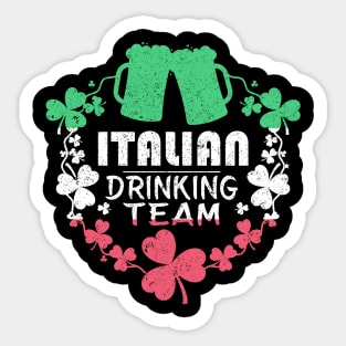 Italian Drinking Team Sticker